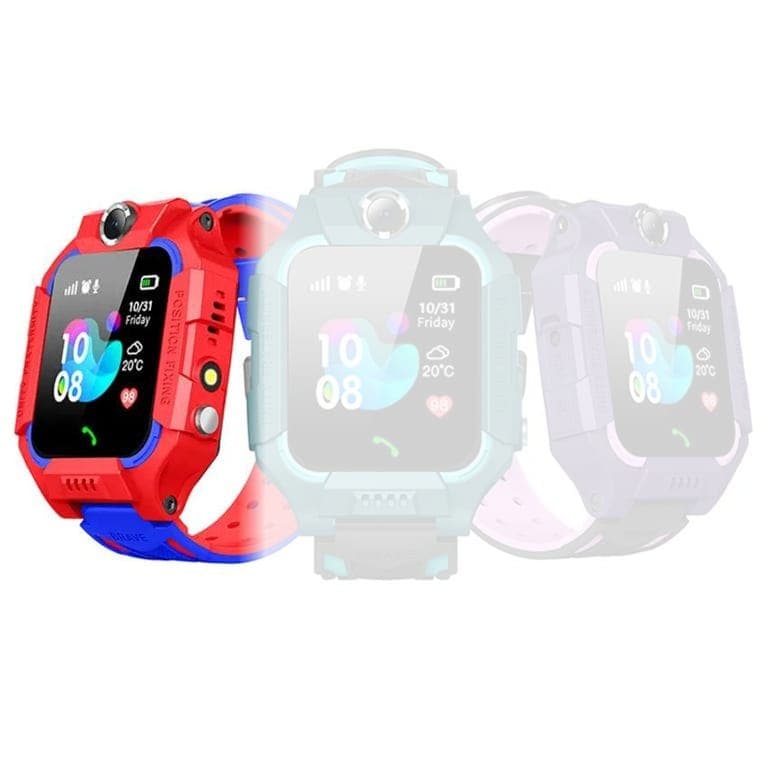 Reloj Inteligente para Niños con GPS y Botón SOS - Rojo