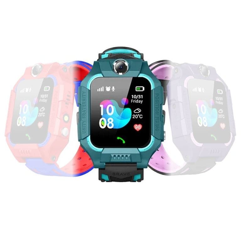 Reloj Inteligente para Niños con GPS y Botón SOS - Verde